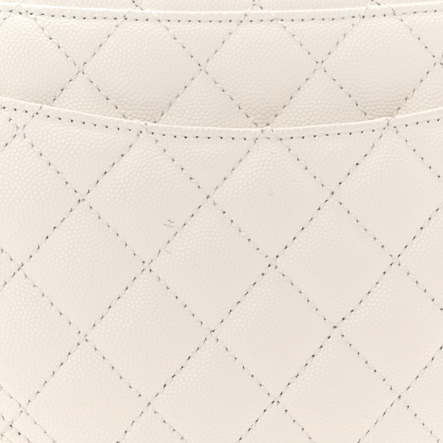 Chanel Caviar Quilted Small Chain Coco Handle Flap White 12 of 13