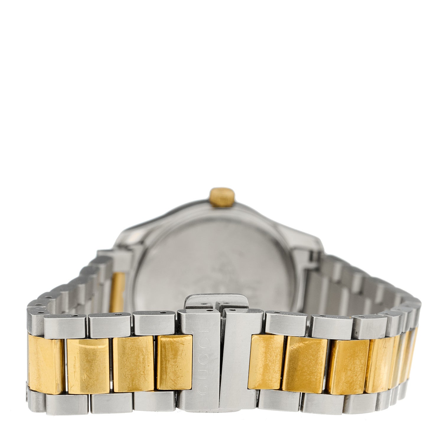 Gucci Stainless Steel Diamond 27mm G-Timeless Two Tone Cat Quartz Watch 3 of 4
