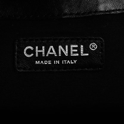 Chanel Lambskin Quilted Western Baluchon Fringe Bag Black 6 of 7