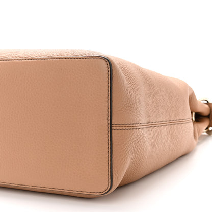 Gucci Pebbled Calfskin Large Soho Hobo Camelia 12 of 12