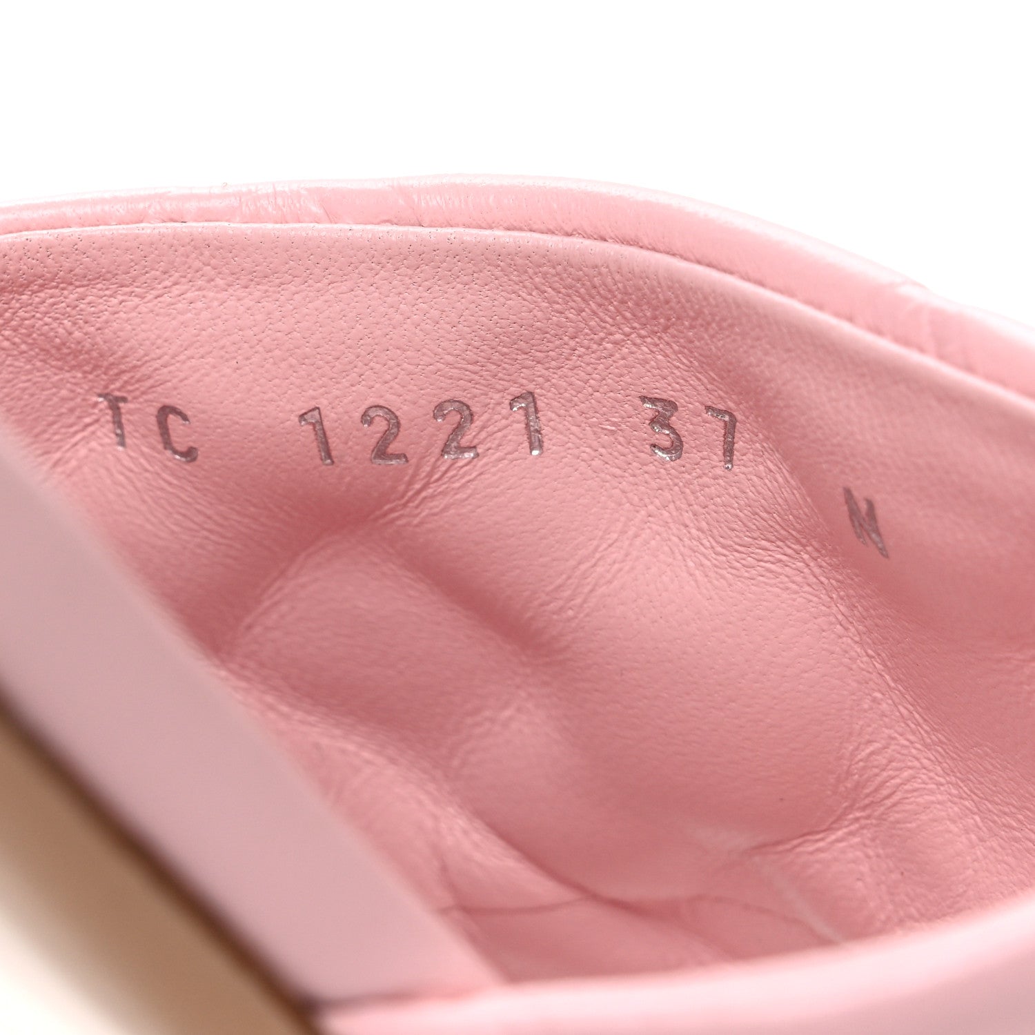 Louis Vuitton Lambskin Embossed Monogram Revival Flat Mules 37 Light Pink 10 of 10