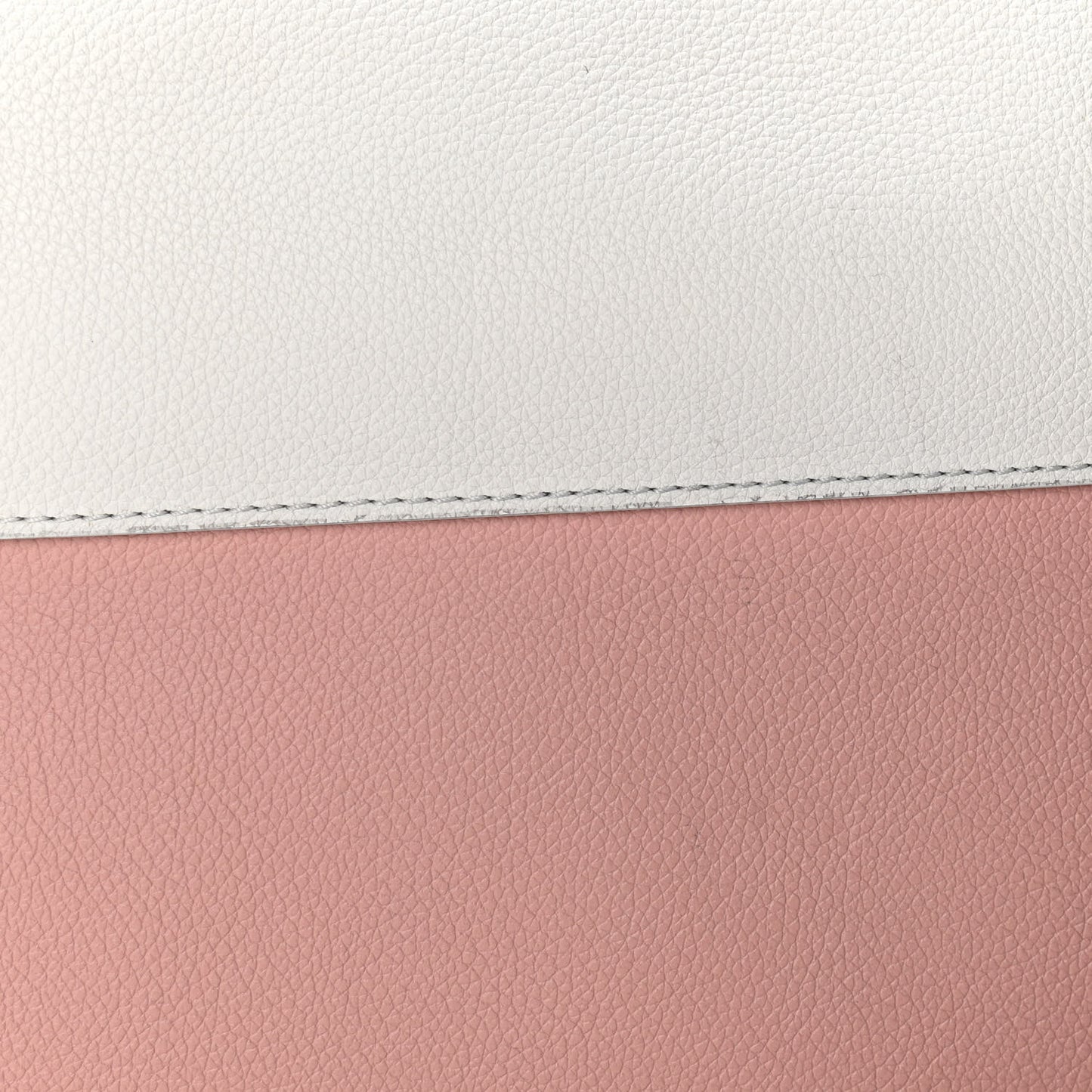 Soft Calfskin Lockme Ever Rose Ballet White Maito Black