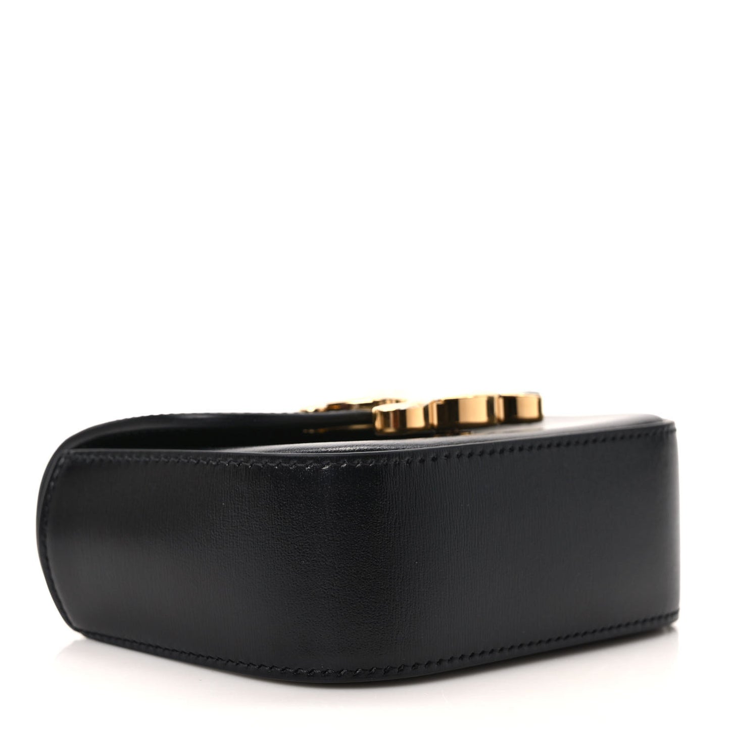 Shiny Calfskin Mini Triomphe Black