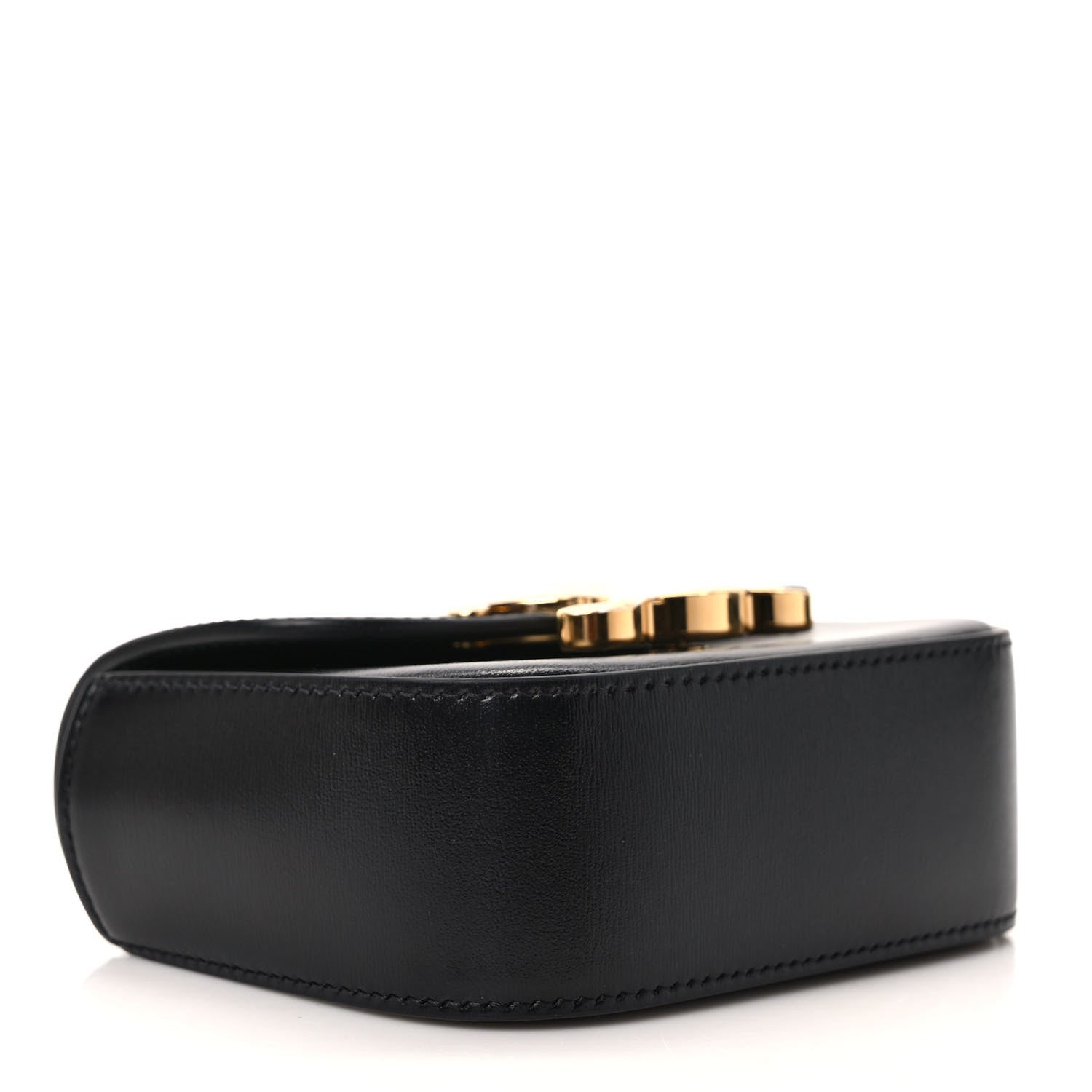 Celine Shiny Calfskin Mini Triomphe Black 4 of 9