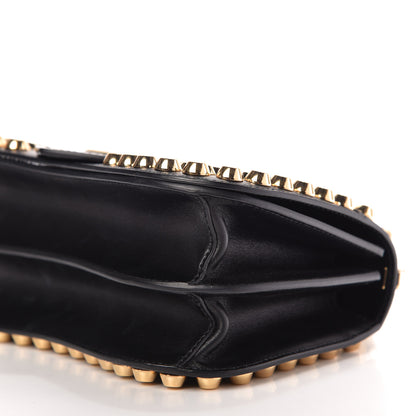 Prada City Calf Studded Sidonie Shoulder Bag Black 7 of 8