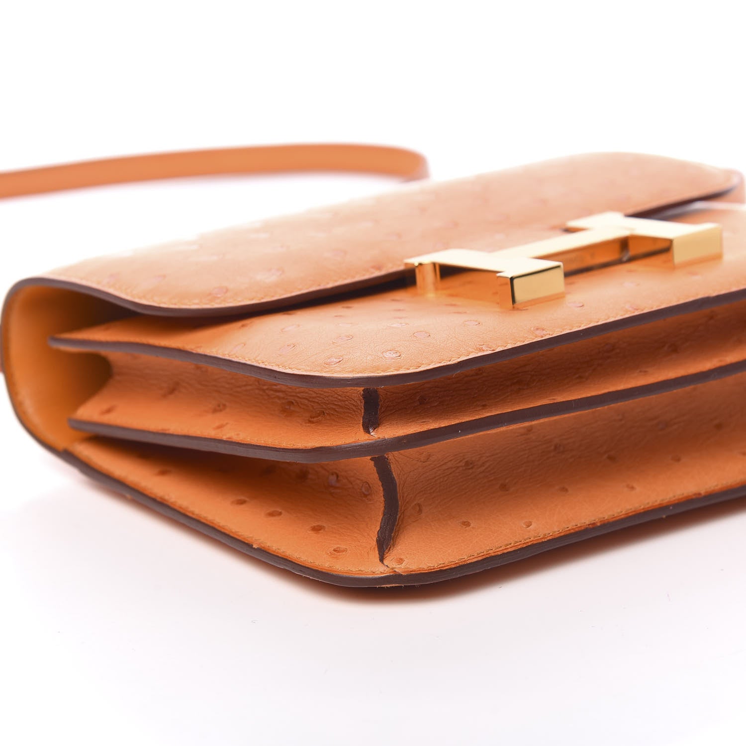 Hermes Ostrich Constance 18 Abricot 8 of 20