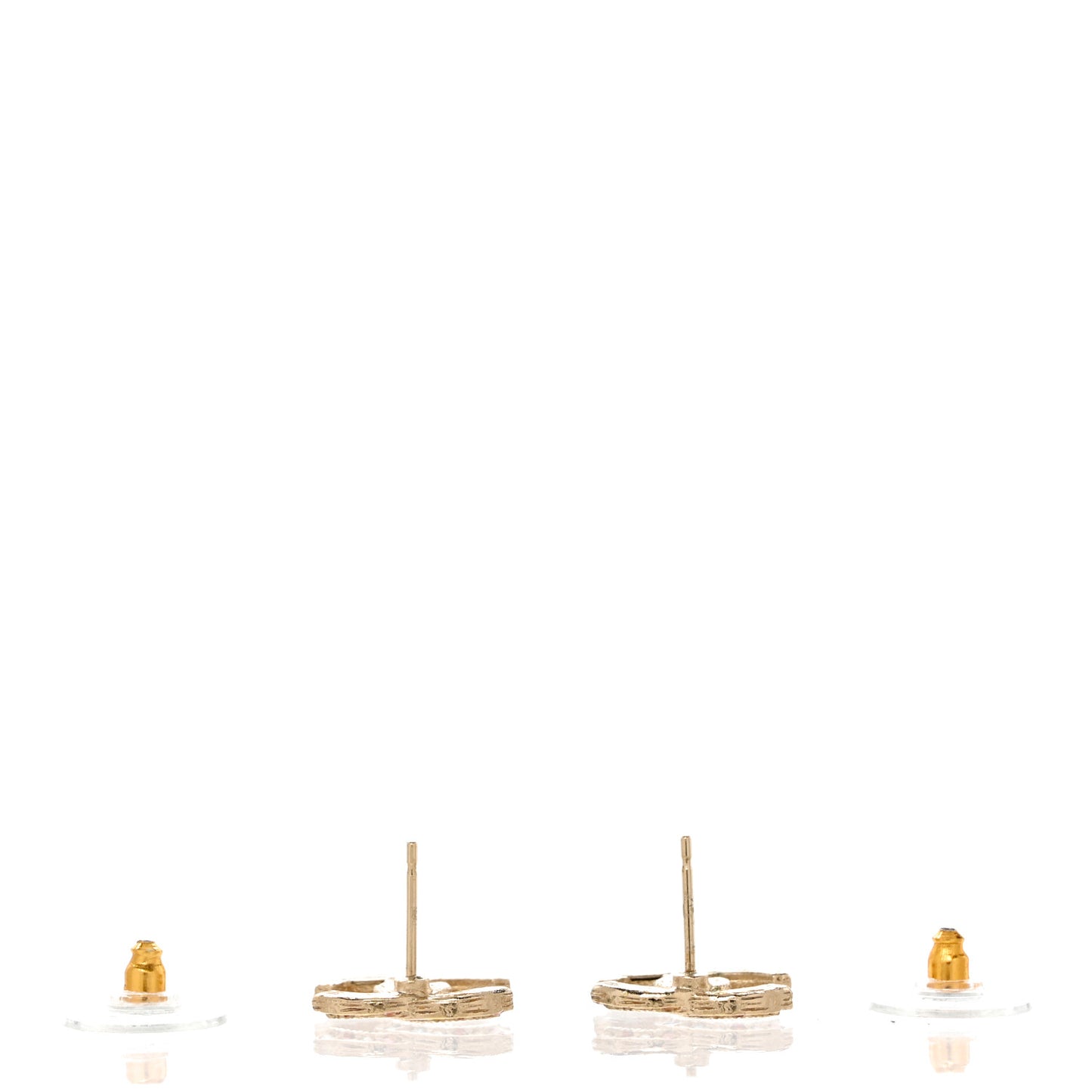 Crystal CC Earrings Gold Multicolor