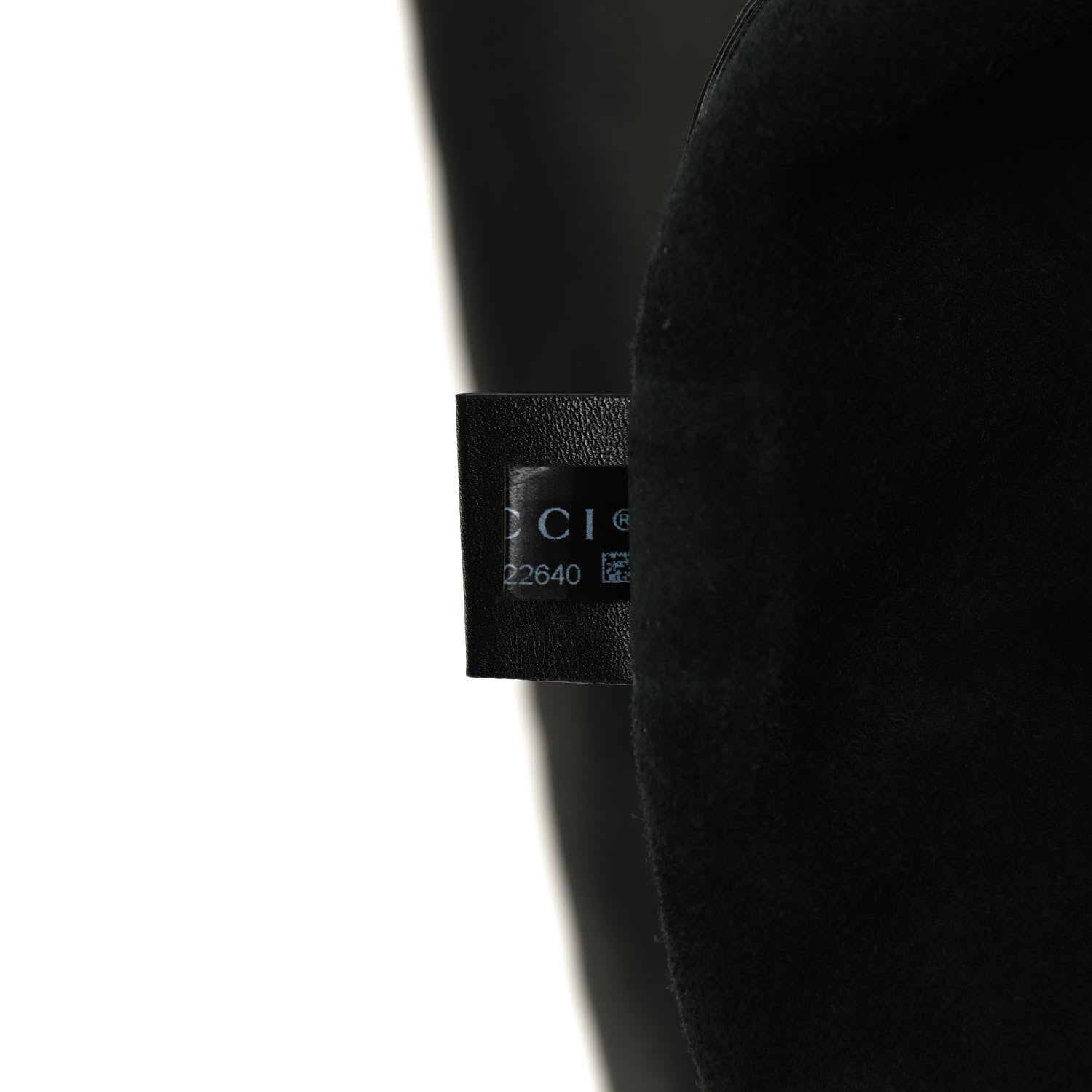 Gucci Calfskin Logo Drawstring Backpack Black 7 of 12