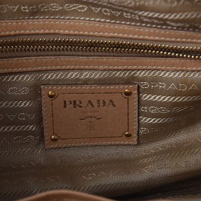 Prada Cervo Deerskin Shoulder Bag Sabbia 6 of 10
