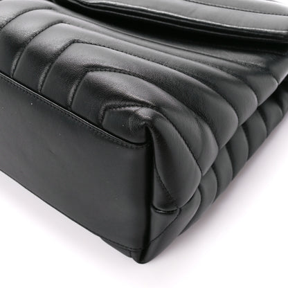 Saint Laurent Calfskin Y Quilted Monogram Medium Loulou Chain Satchel Black 11 of 11