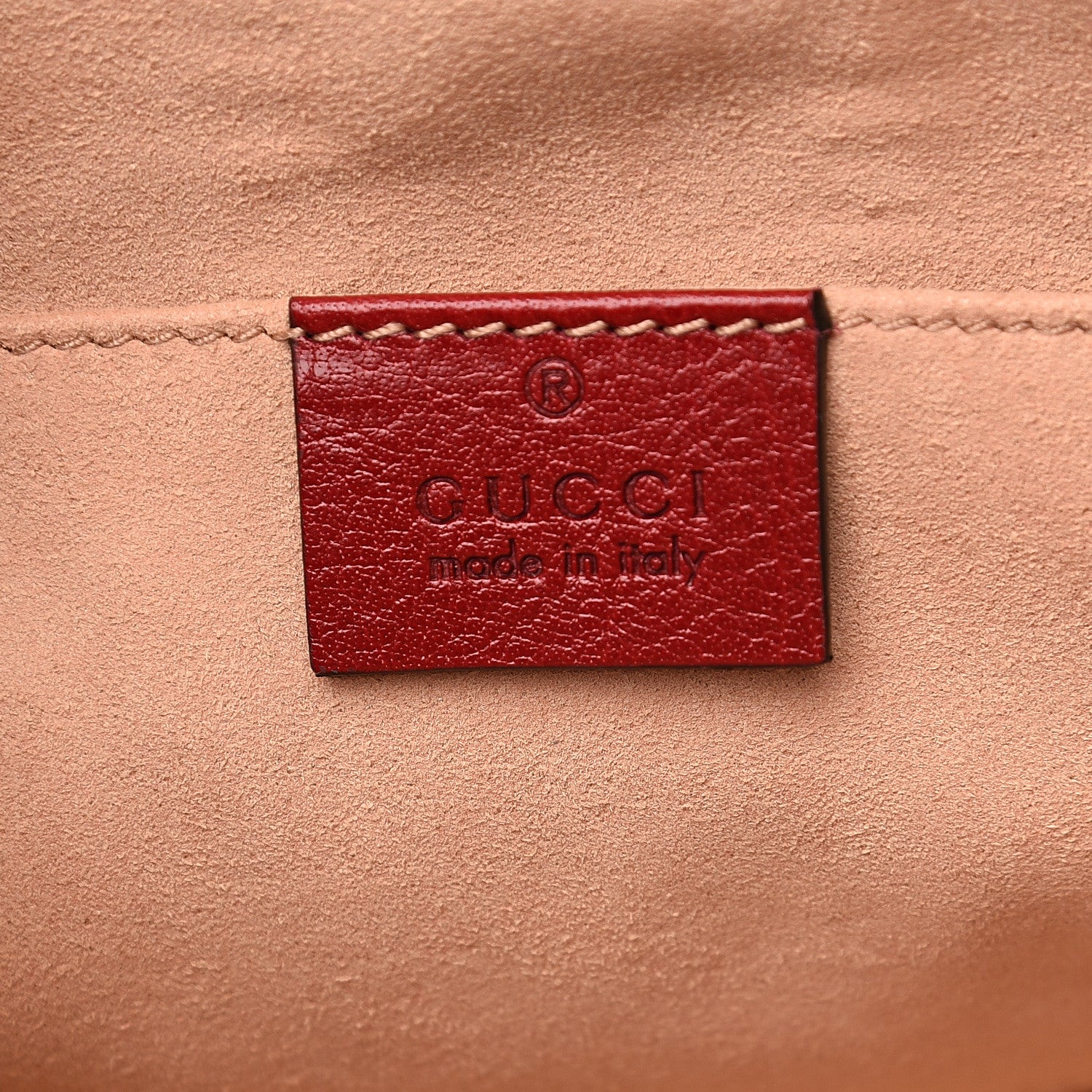 Gucci Suede Calfskin Web Small Ophidia Dome Shoulder Bag New Blue Romantic Cherry 5 of 11