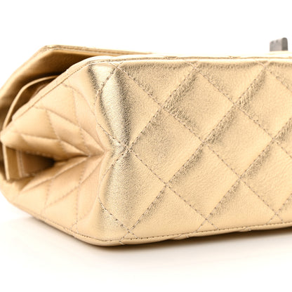 Chanel Metallic Calfskin Quilted 2.55 Reissue 226 Flap Gold 9 of 11