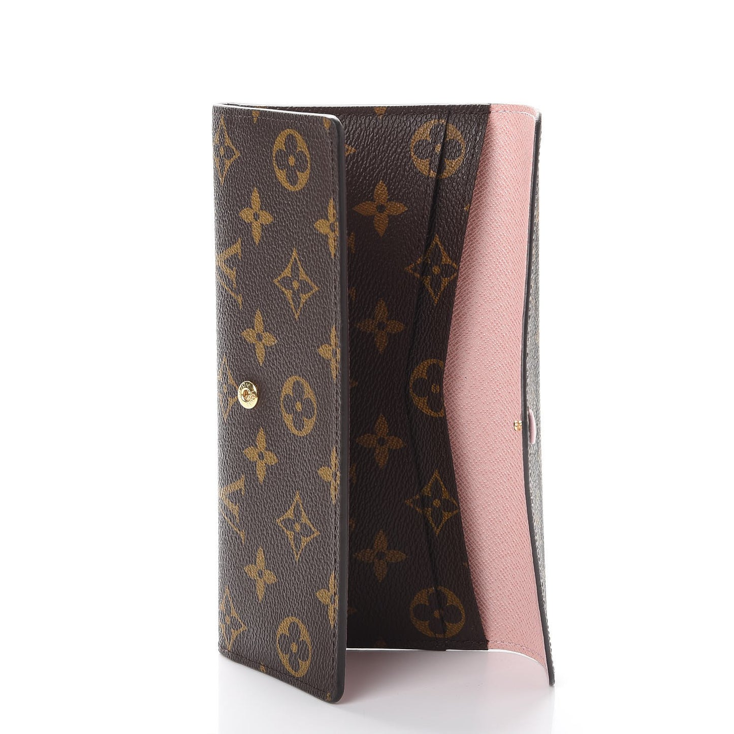 Monogram Josephine Wallet Rose Ballerine
