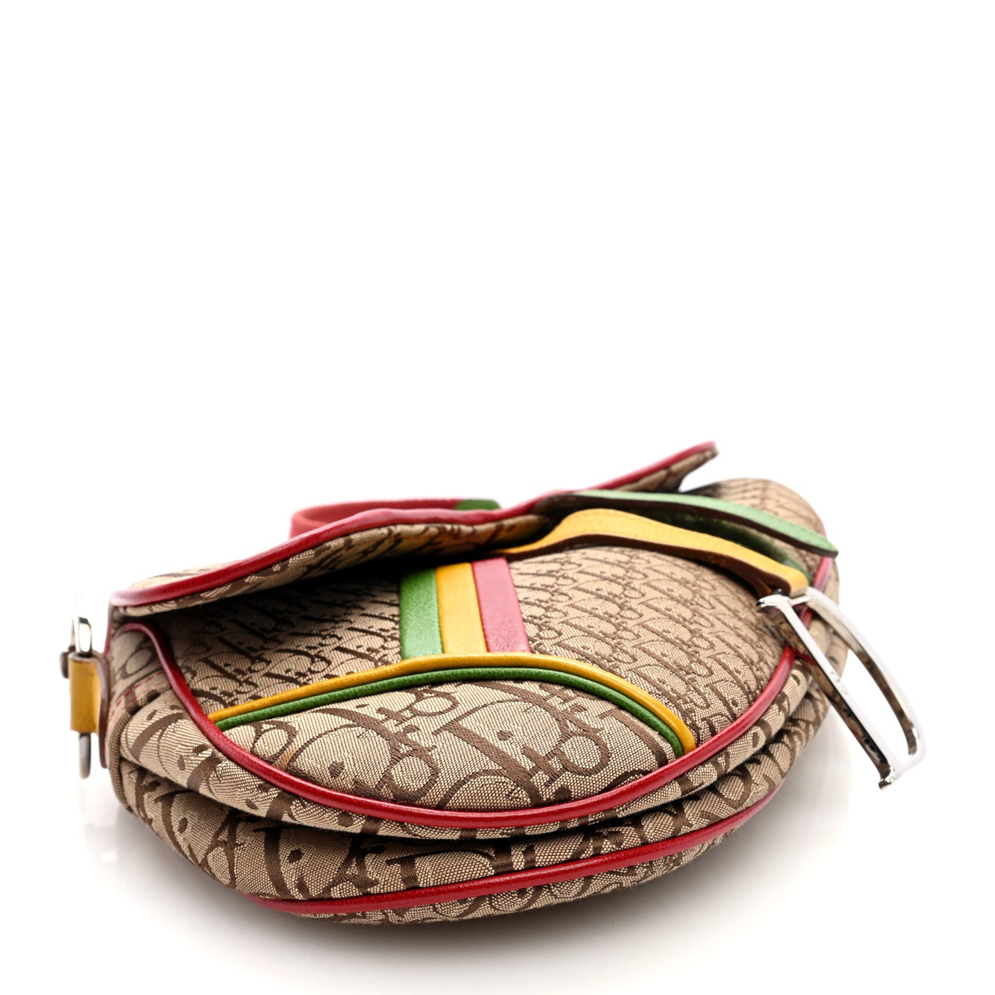 Monogram Rasta Saddle Bag Beige