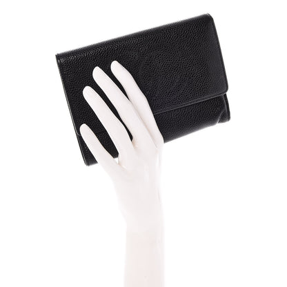 Chanel Caviar Timeless Flap Wallet Black 2 of 7