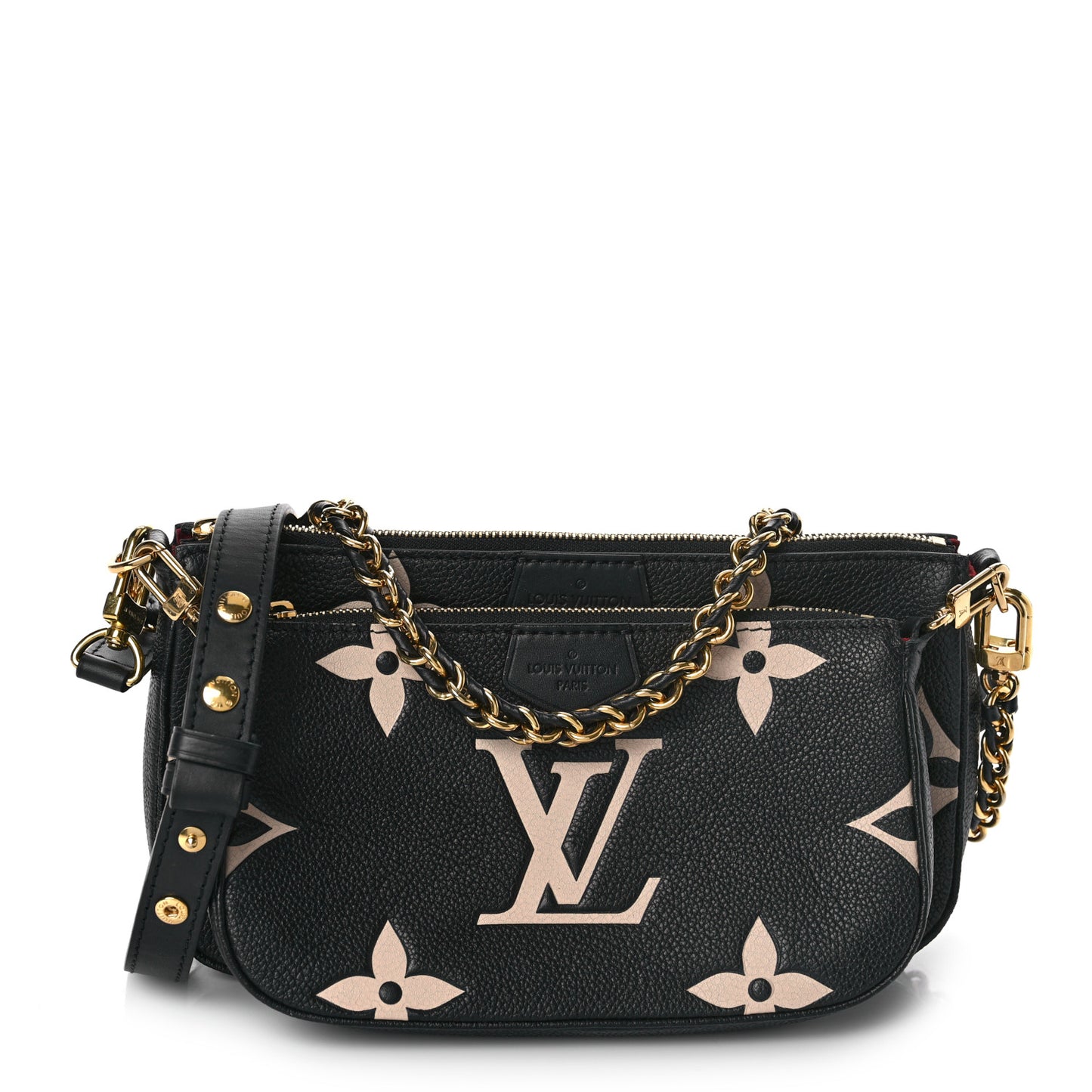 Empreinte Monogram Giant Multi Pochette Accessories Black Beige