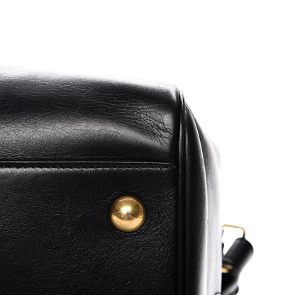 Saint Laurent Smooth Calfskin Classic Duffle 6 Bag Black 9 of 11