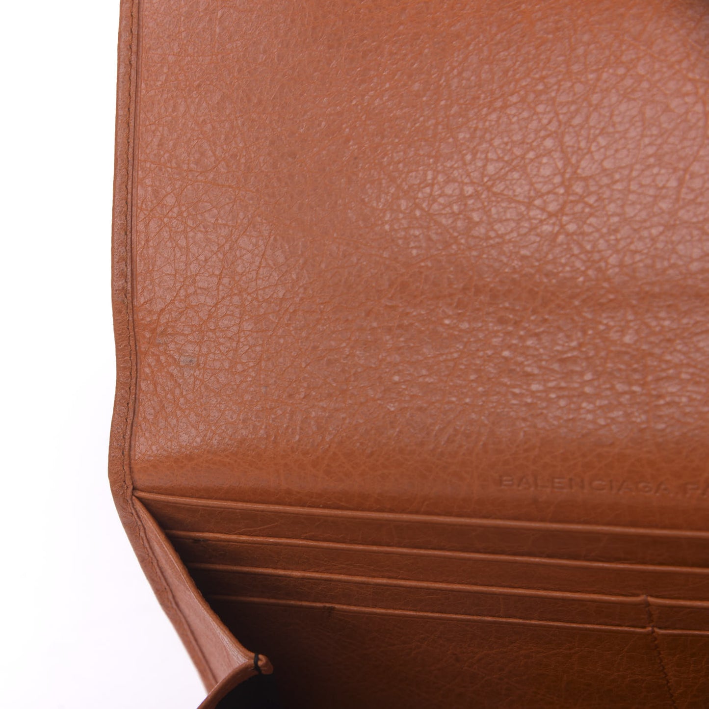 Agneau Classic Hardware Money Wallet Tangerine