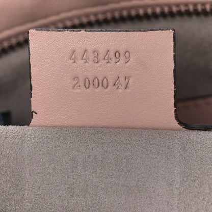 Gucci Calfskin Matelasse GucciGhost Medium GG Marmont Chain Shoulder Bag Perfect Pink Rosa Ivory 8 of 11