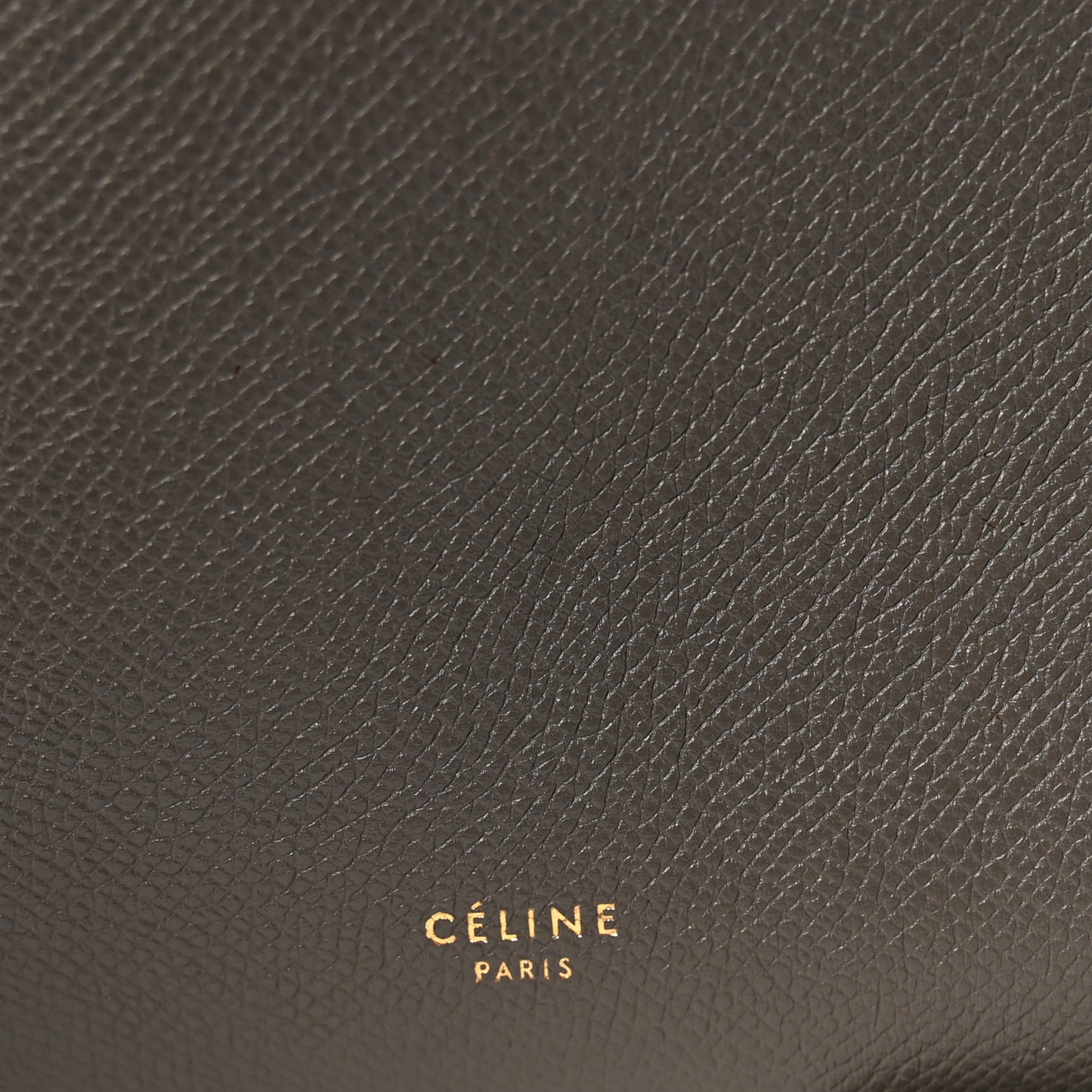 Grained Calfskin Micro Belt Bag Grey