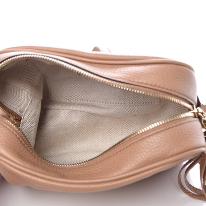 Gucci Pebbled Calfskin Small Soho Disco Bag Camelia 5 of 7