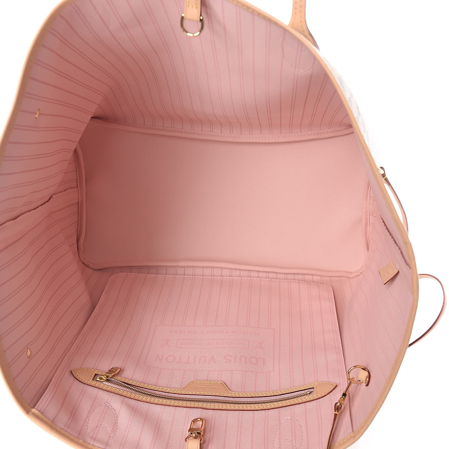 Louis Vuitton Damier Azur Neo Neverfull GM Rose Ballerine 5 of 10