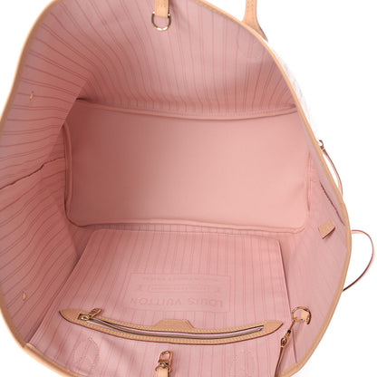 Louis Vuitton Damier Azur Neo Neverfull GM Rose Ballerine 5 of 10