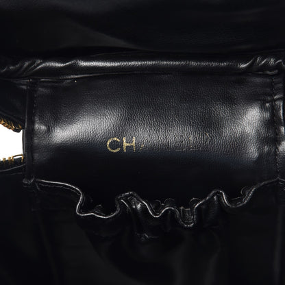 Chanel Lambskin Vanity Cosmetic Case Black 6 of 13