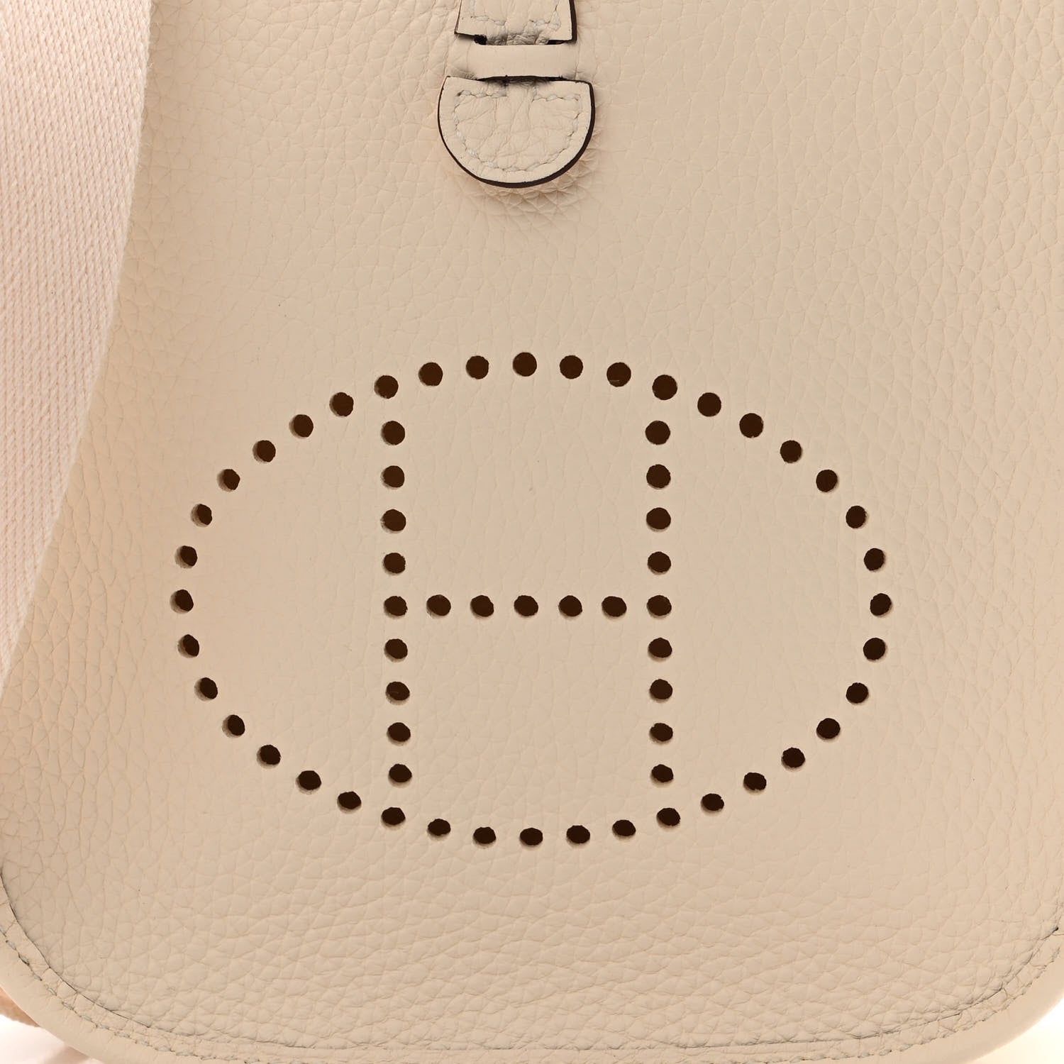 Hermes Taurillon Clemence Amazone Evelyne TPM Nata Craie 7 of 10