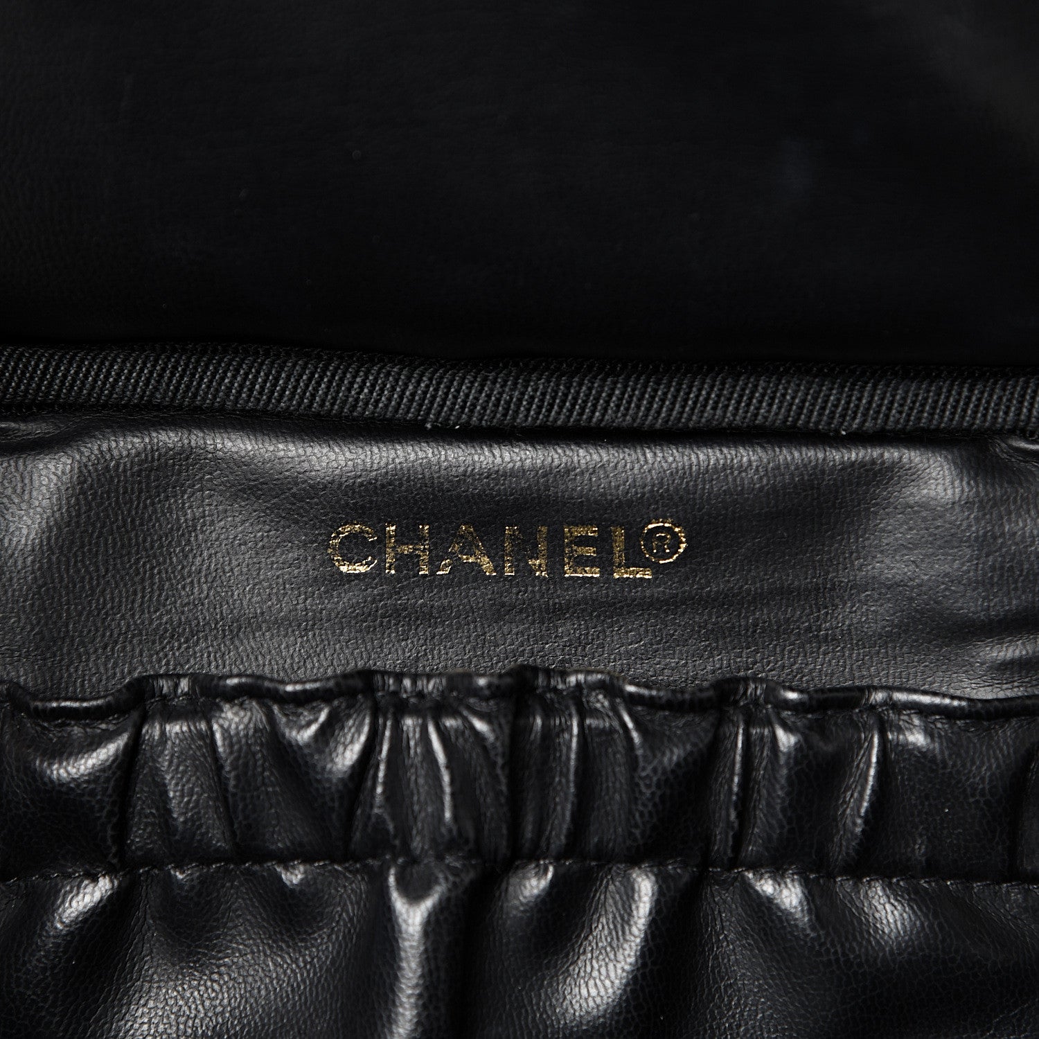 Chanel Patent Vanity Cosmetic Case Black 5 of 12