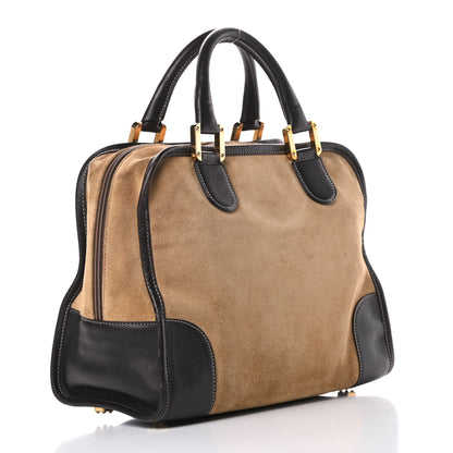 Loewe Suede Calfskin Amazona Brown 3 of 14