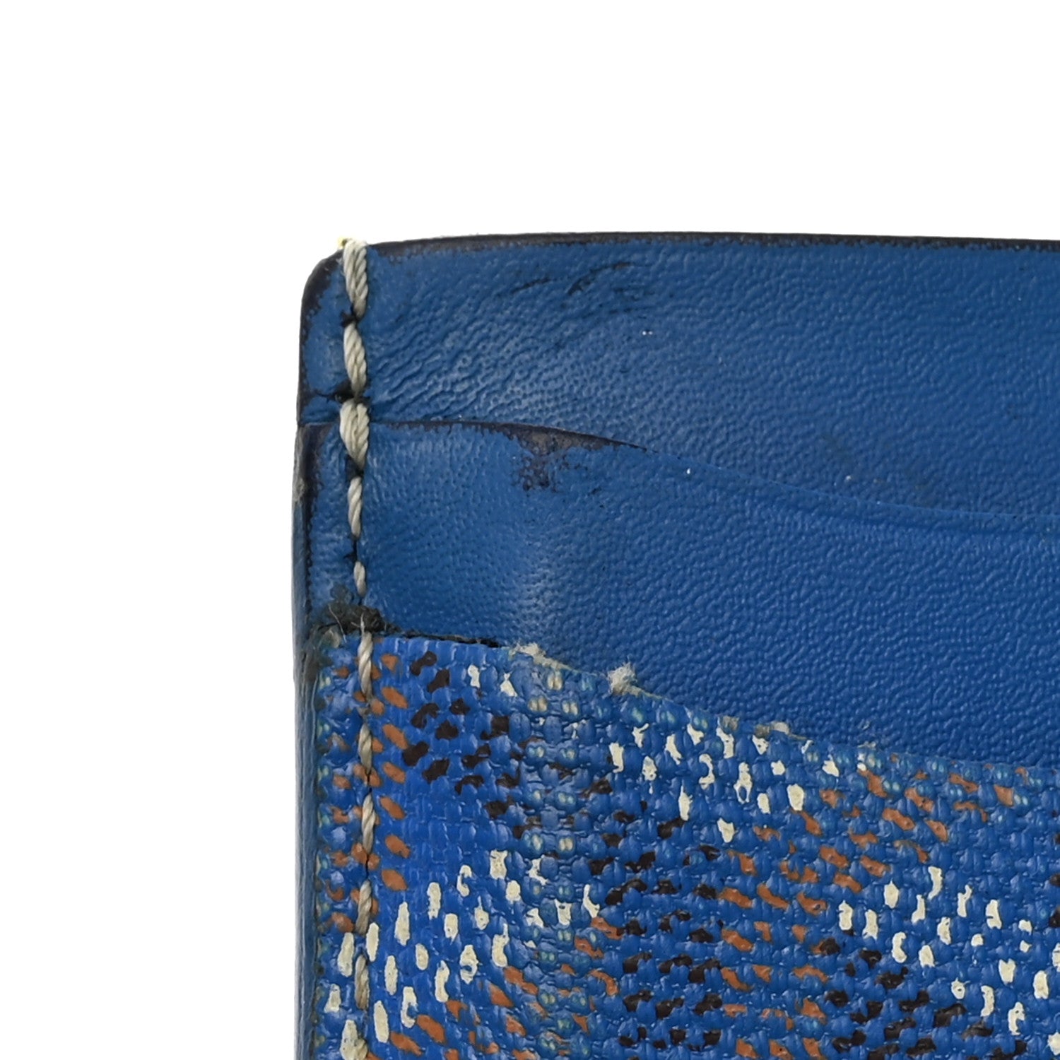 Goyard Goyardine Saint Sulpice Card Holder Sky Blue 7 of 12