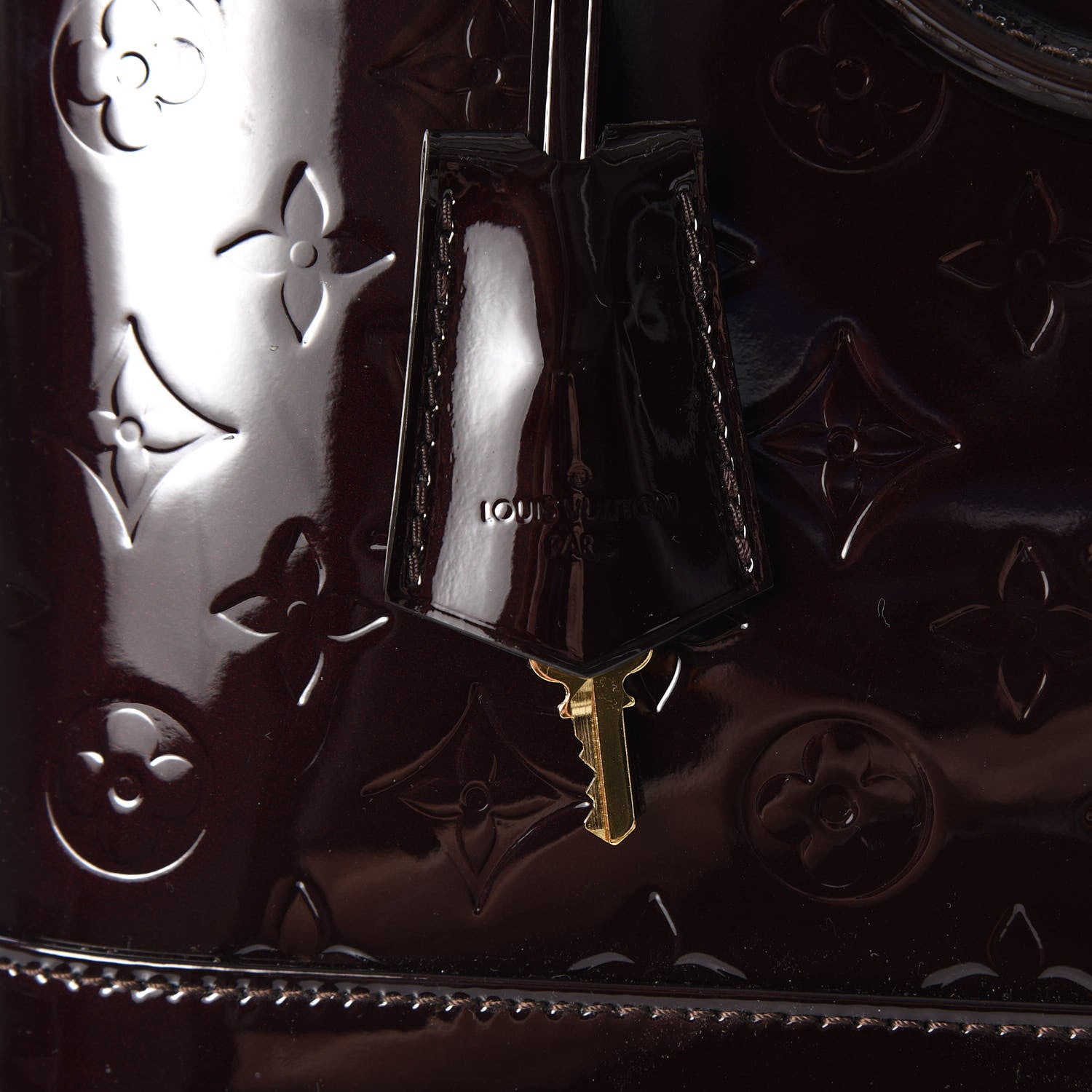 Louis Vuitton Vernis Alma PM Amarante 10 of 12