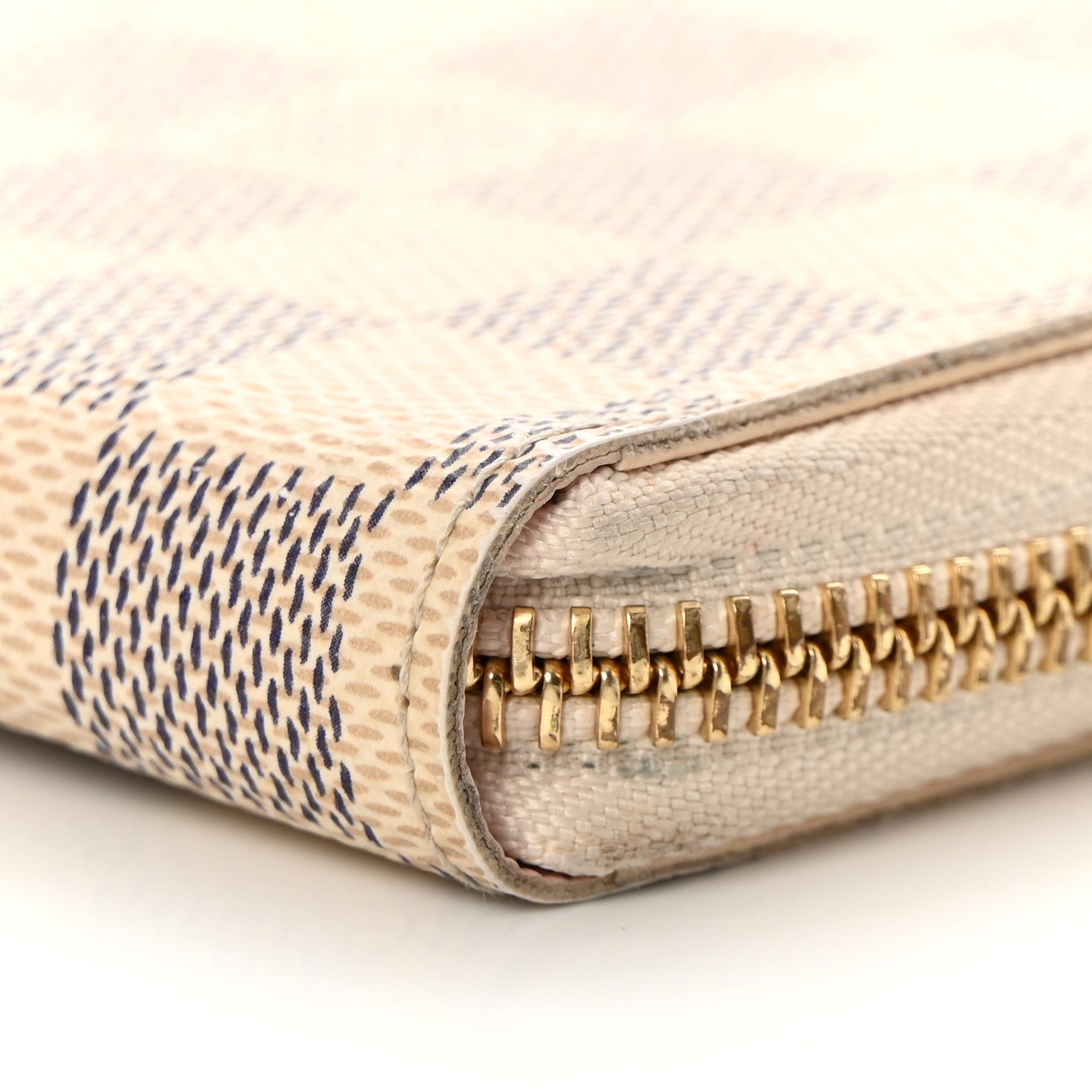 Louis Vuitton Damier Azur Clemence Wallet Rose Ballerine 10 of 11