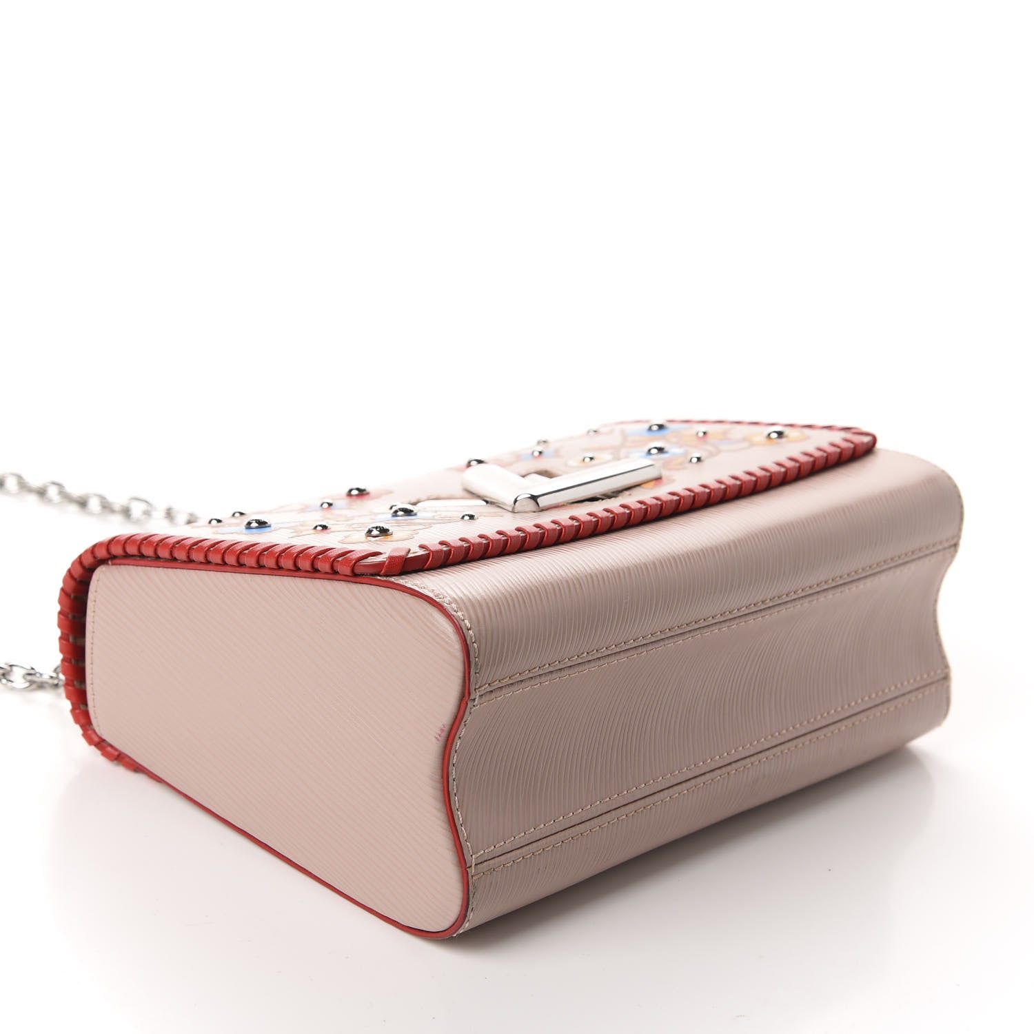 Louis Vuitton Epi Flower Twist Shoulder Bag MM Rose Ballerine 4 of 9