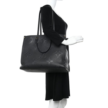 Louis Vuitton Empreinte Monogram Giant Onthego GM Black 2 of 23
