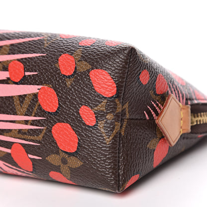 Louis Vuitton Monogram Jungle Dots Cosmetic Pouch Sugar Pink Poppy 7 of 14