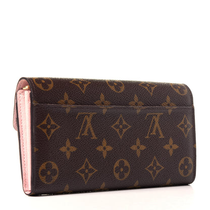 Louis Vuitton Monogram Sarah Wallet NM Rose Ballerine 3 of 10