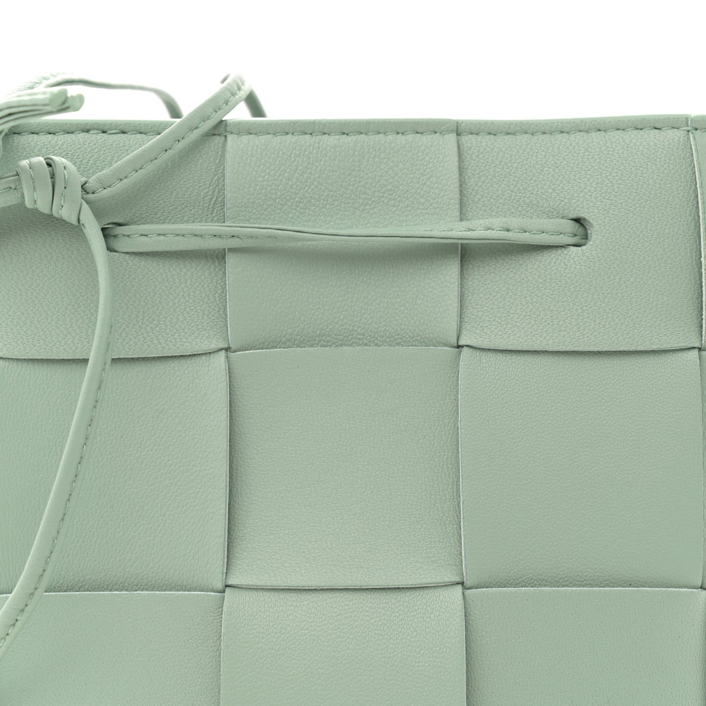 Nappa Maxi Intrecciato Small Cassette Bucket Bag New Sauge