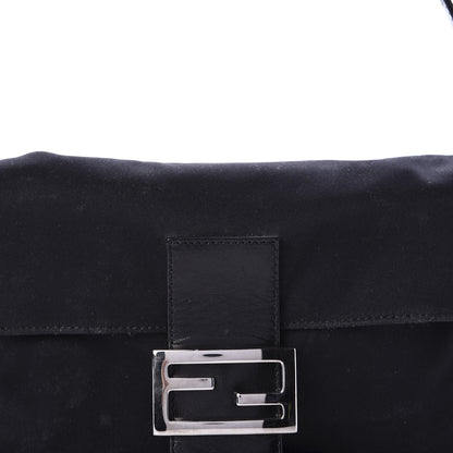 Fendi Satin Baguette Black 15 of 15