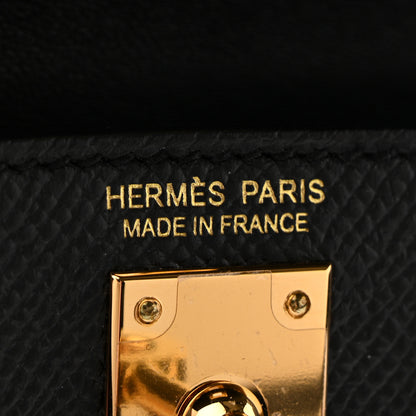 Hermes Epsom Mini Kelly Sellier 20 Black Black 6 of 11