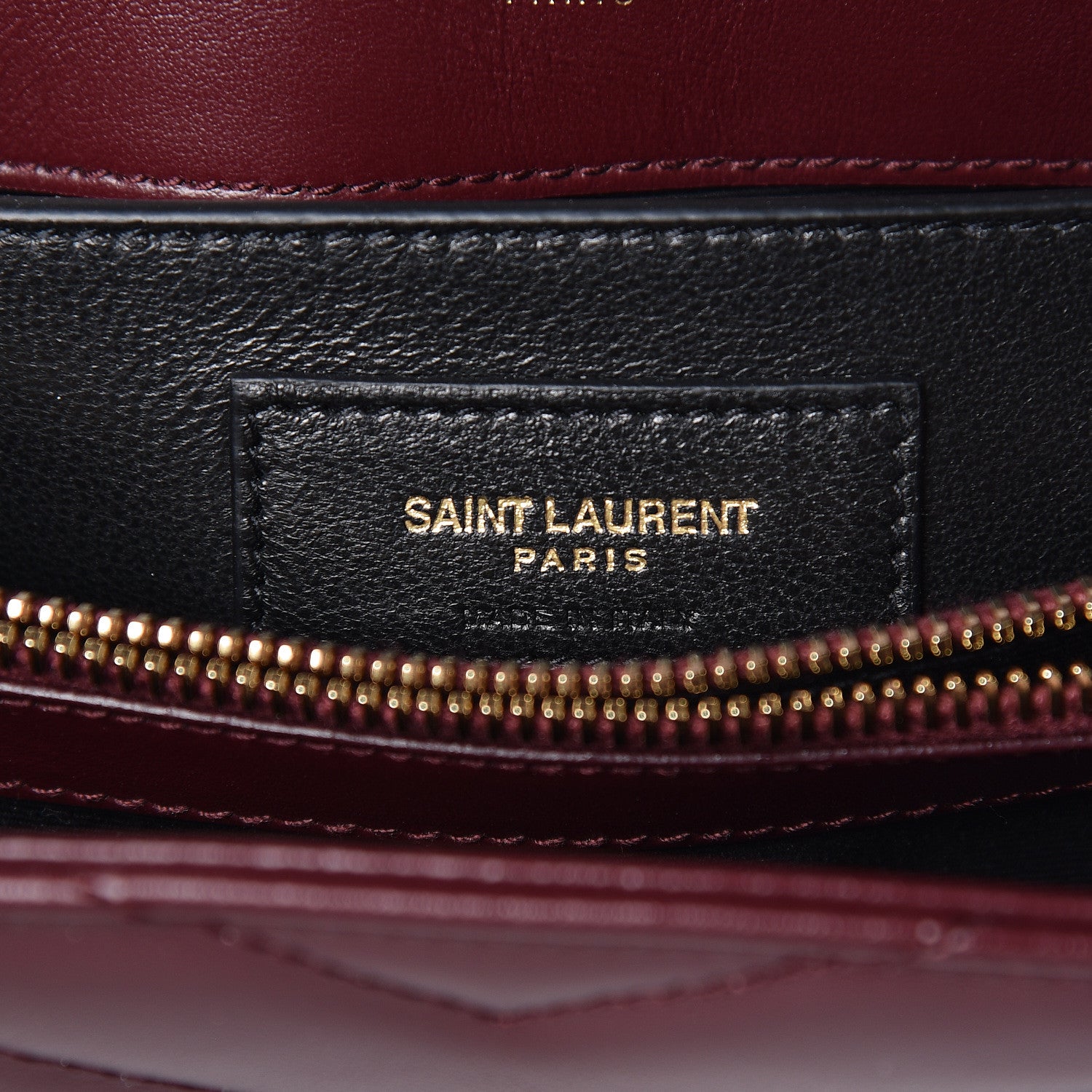 Saint Laurent Calfskin Y Quilted Monogram Small Loulou Chain Satchel Palissandre 6 of 10