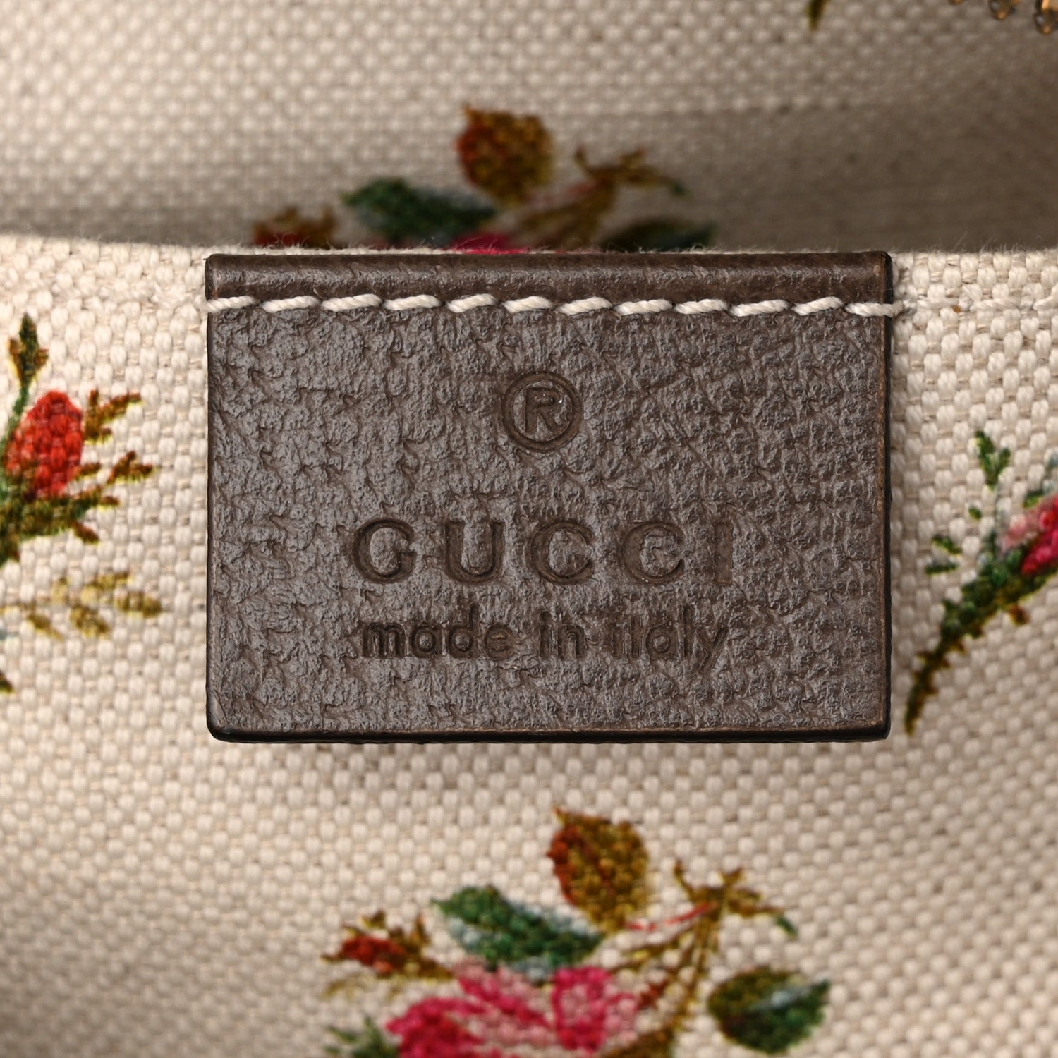Gucci GG Supreme Monogram Web Neo Vintage Shoulder Bag Beige New Acero Crop 6 of 10