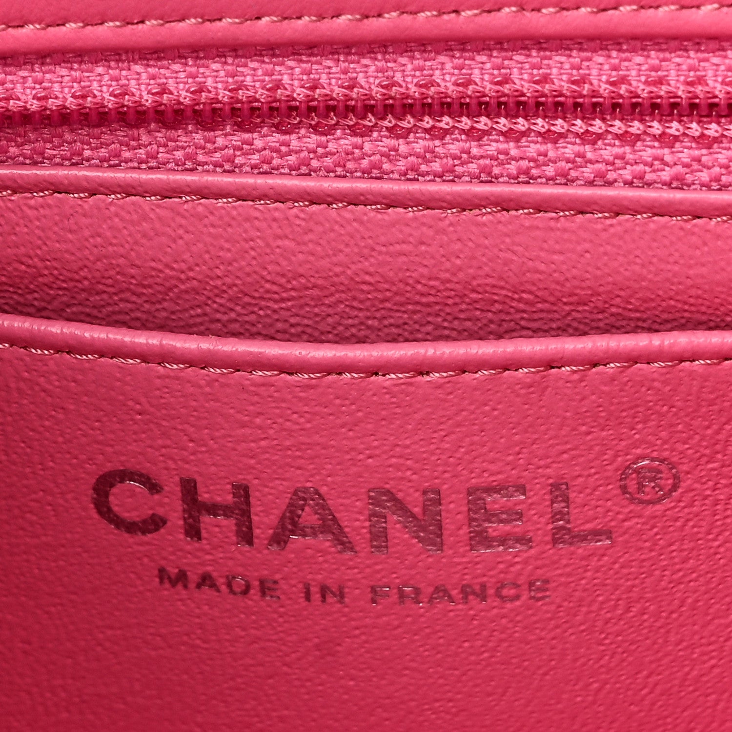 Chanel Lambskin Quilted Mini Rectangular Flap Pink 6 of 11