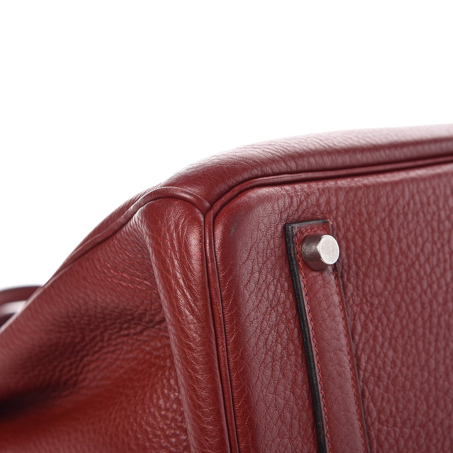 Taurillon Clemence Birkin 35 Rouge H