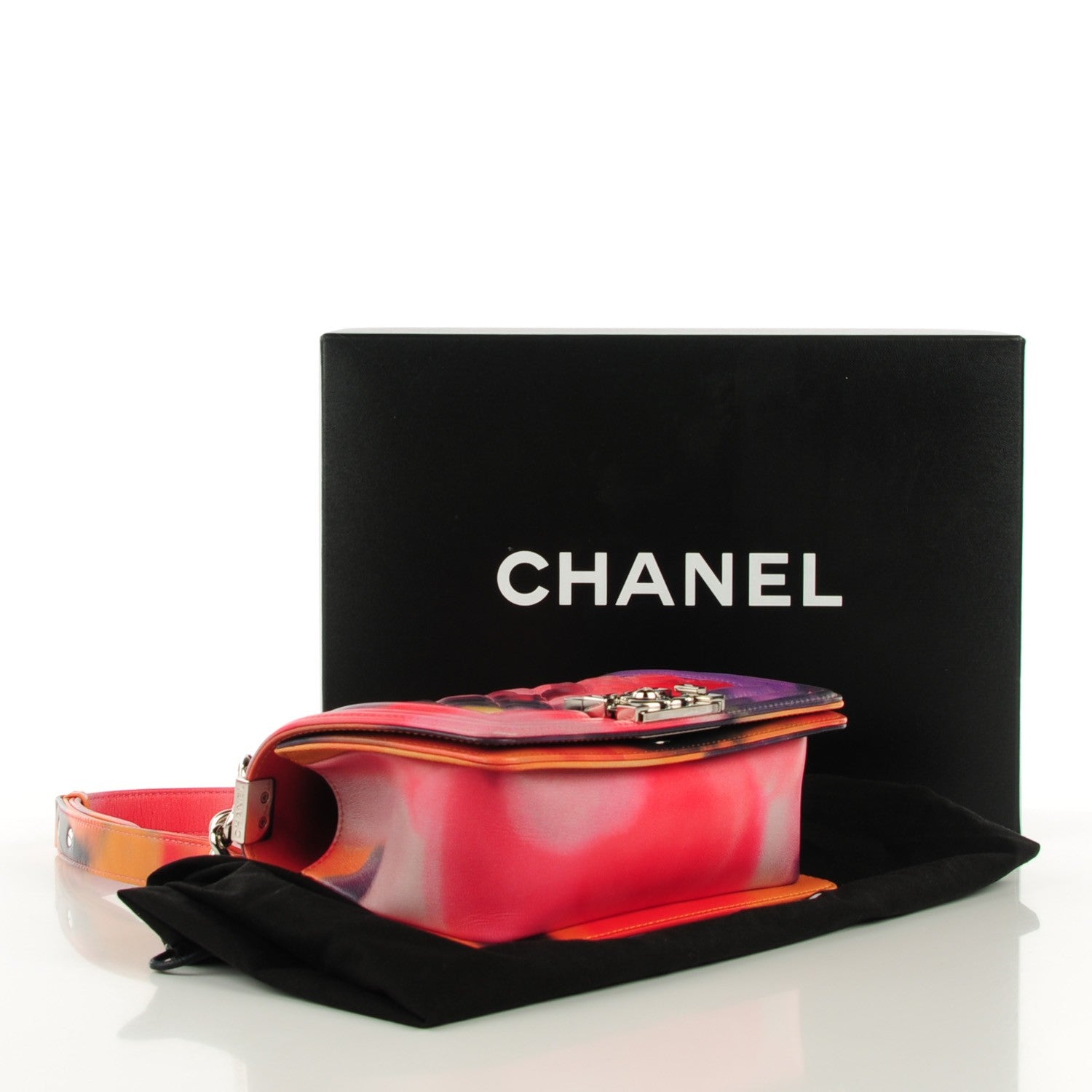 Chanel Lambskin Quilted Small Flower Power Boy Flap Multicolor 4 of 8