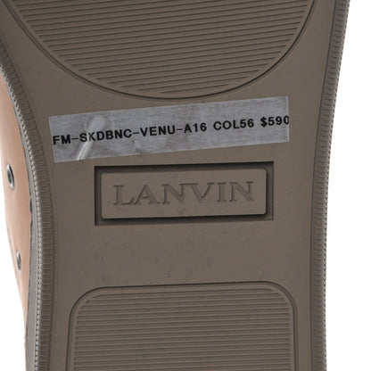 Lanvin Mens Nubuck Contrast Sole Sneakers 7 Pale Pink 8 of 10