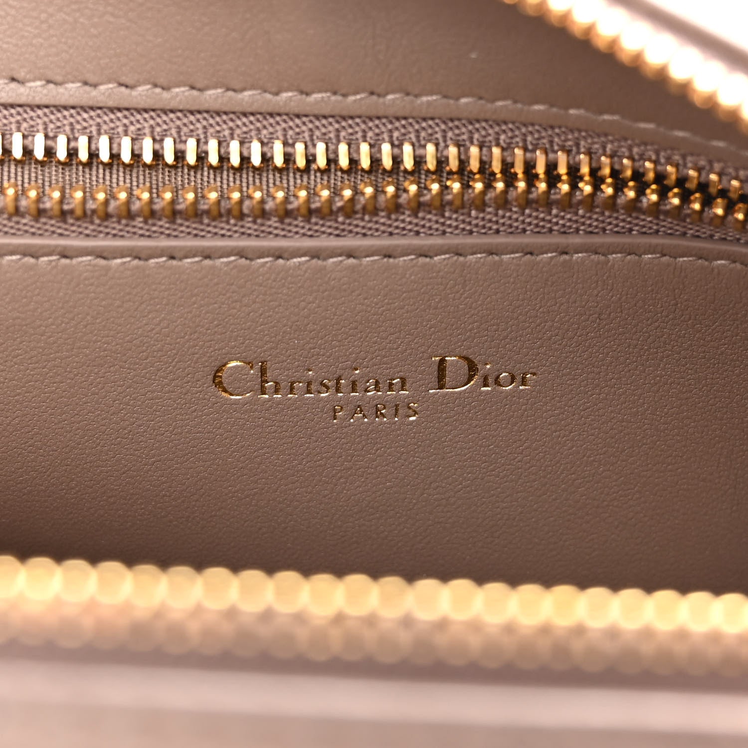 Christian Dior Supple Calfskin Caro Double Pouch Warm Taupe 7 of 10