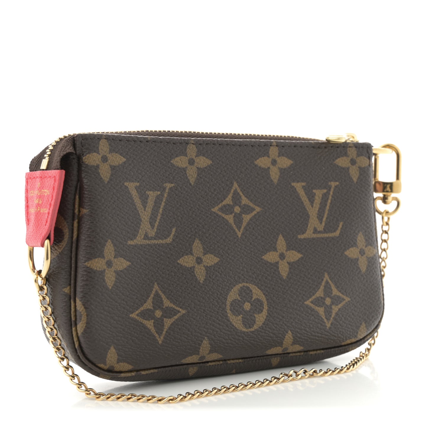 Monogram 2021 Christmas Animation London Mini Pochette Accessories Red