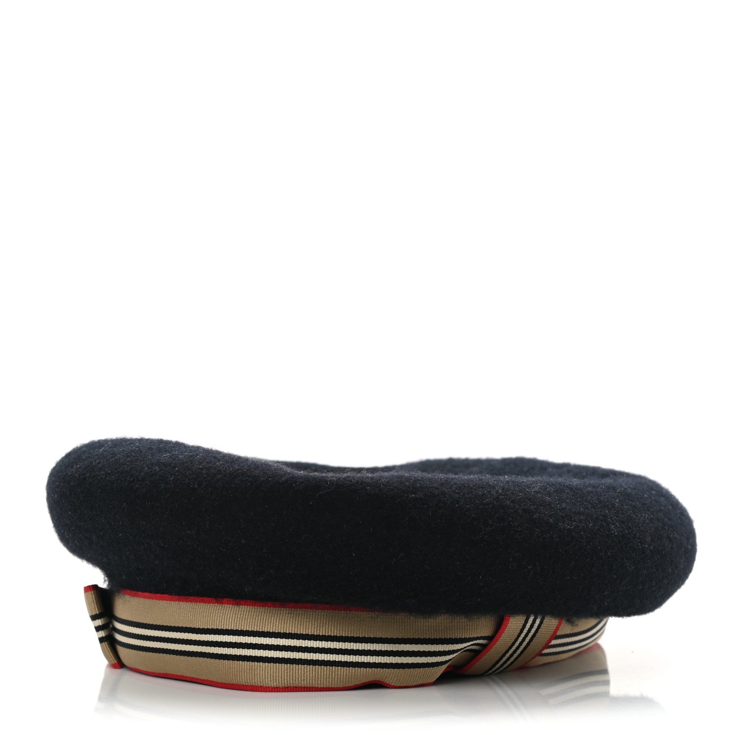 Burberry Wool Kids Beret 8-12Y Black 4 of 8